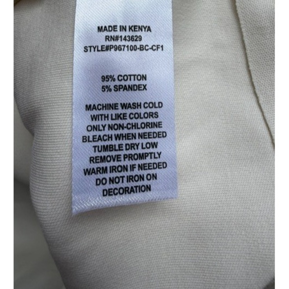 Public Supply NYC Mens Large Oversized TShirt Buttercream Cream Short Sleeve Tee - Picture 5 of 10